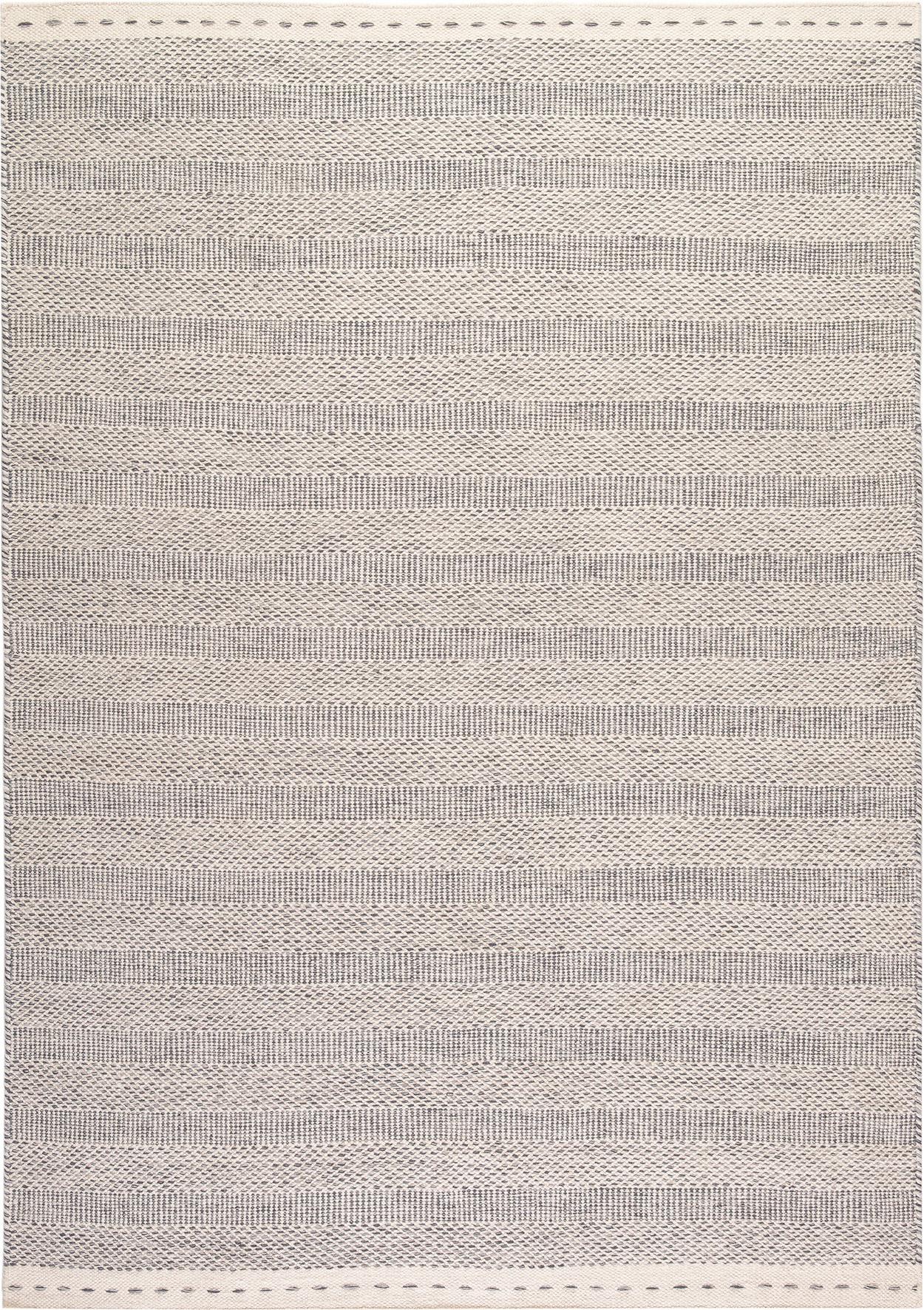 Flachwebteppich My Jaipur - Silberfarben, Natur, Textil (80/150cm) - Obsession