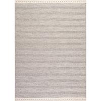Flachwebteppich My Jaipur - Silberfarben, Natur, Textil (80/150cm) - Obsession