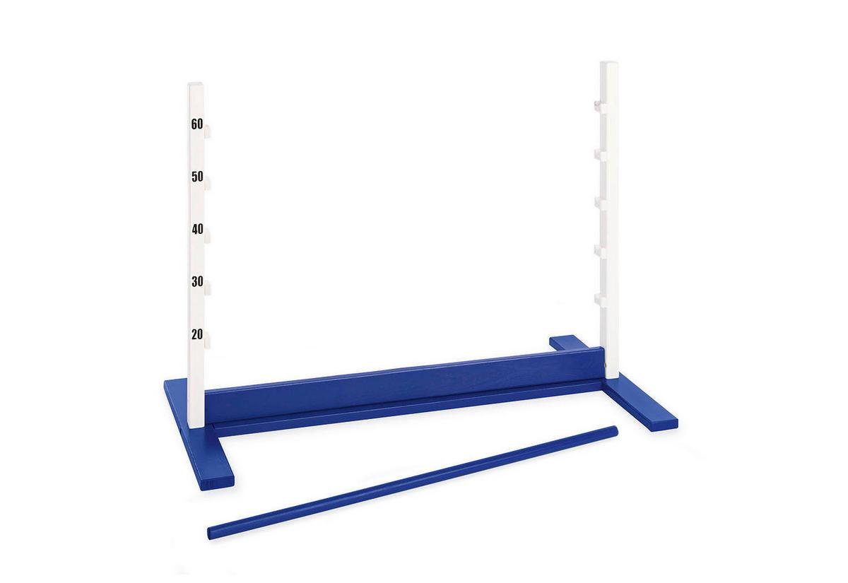Hindernisparcour Hoppe - Blau, Basics, Holz (92/67/50cm) - Pinolino