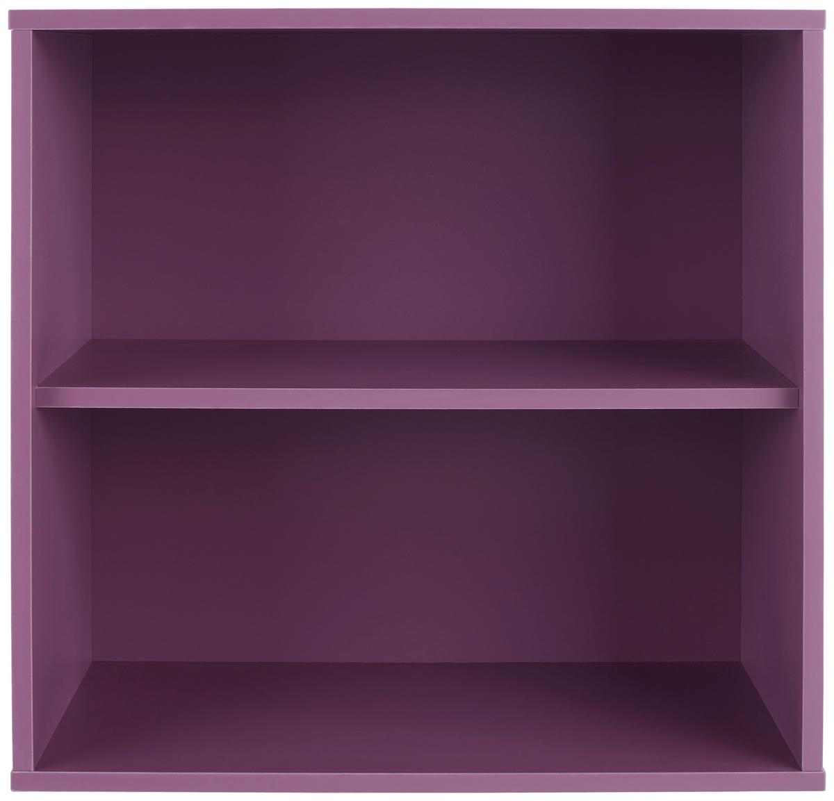 Polc Box - ibolya, Modern, faalapú anyag (46/46/25cm) - Ondega