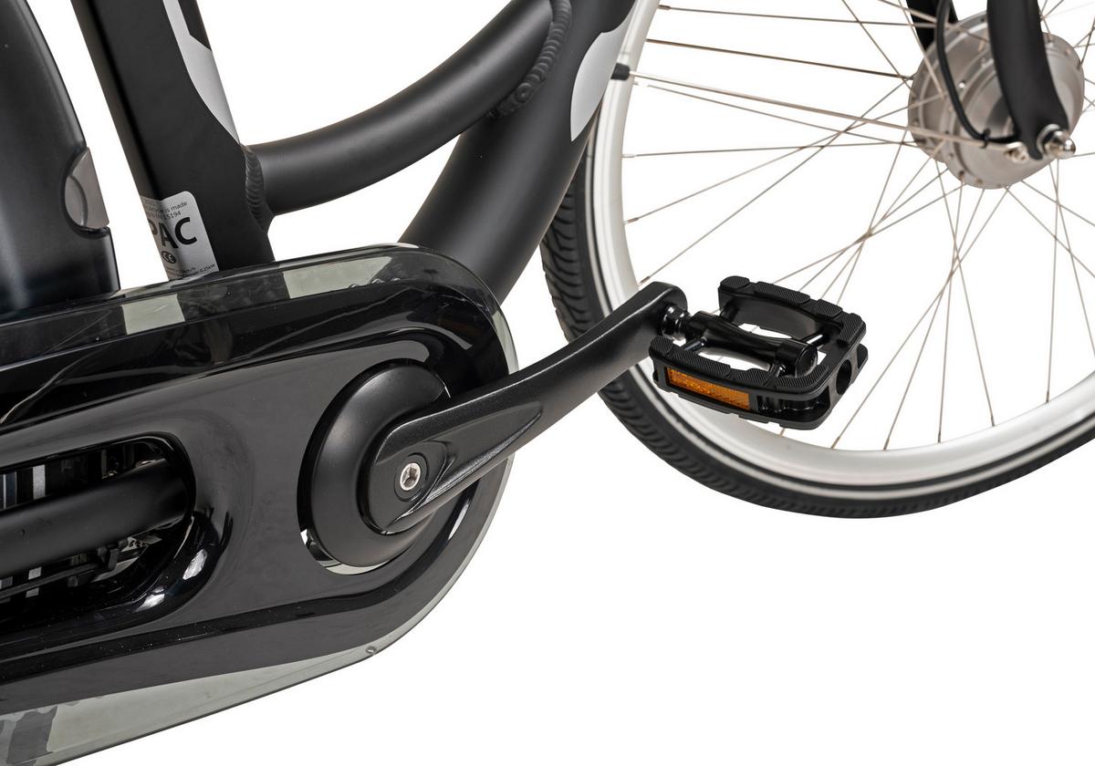 E-Bike City Damen Vogue Basic 28 Zoll, 120 km - Schwarz, Basics, Metall (180/70/100cm)