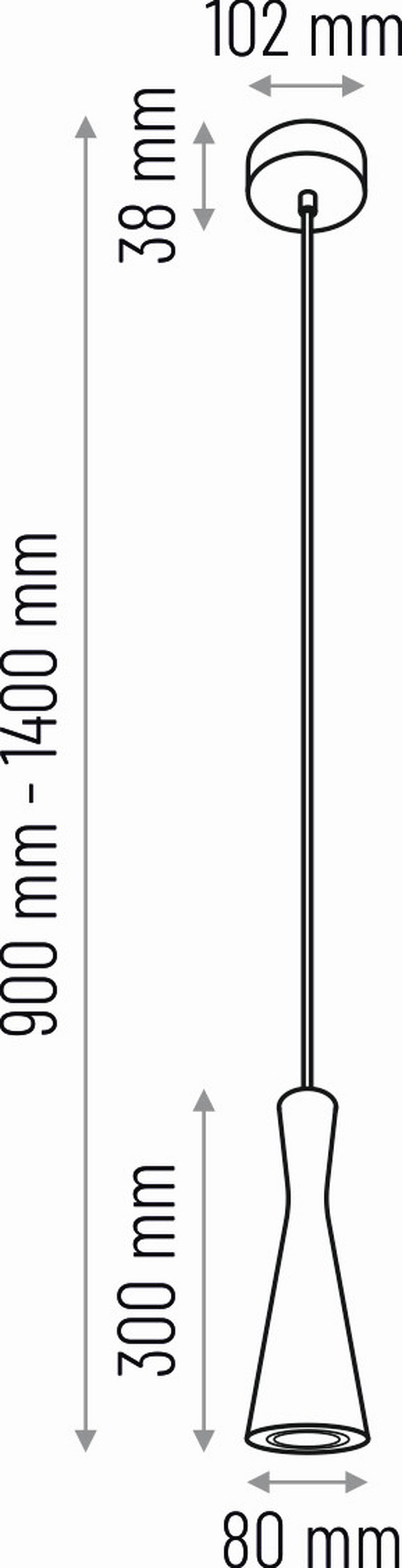 Hängeleuchte 8510152 Vegas - Erlefarben/Weiß, Natur, Holz (10/90-140cm)