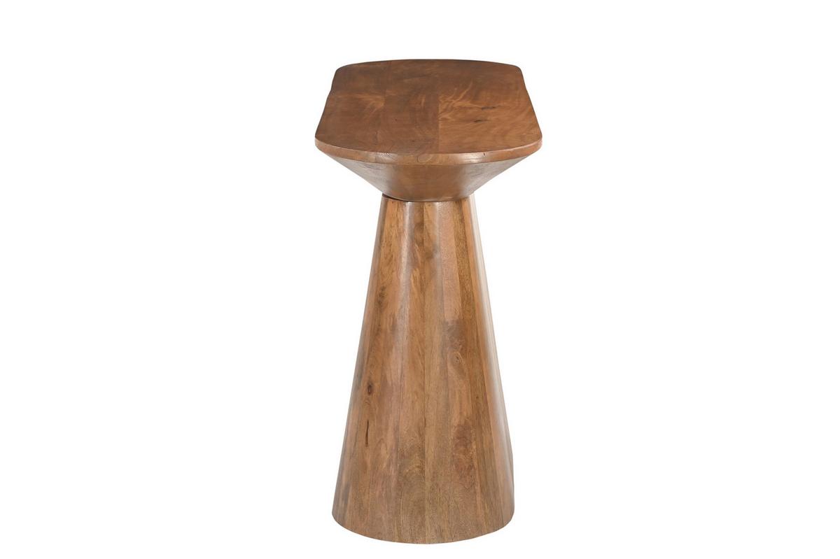 KONSOLENTISCH Naturfarben L: 120cm - Naturfarben, Design, Holz (120/40/77cm) - MID.YOU
