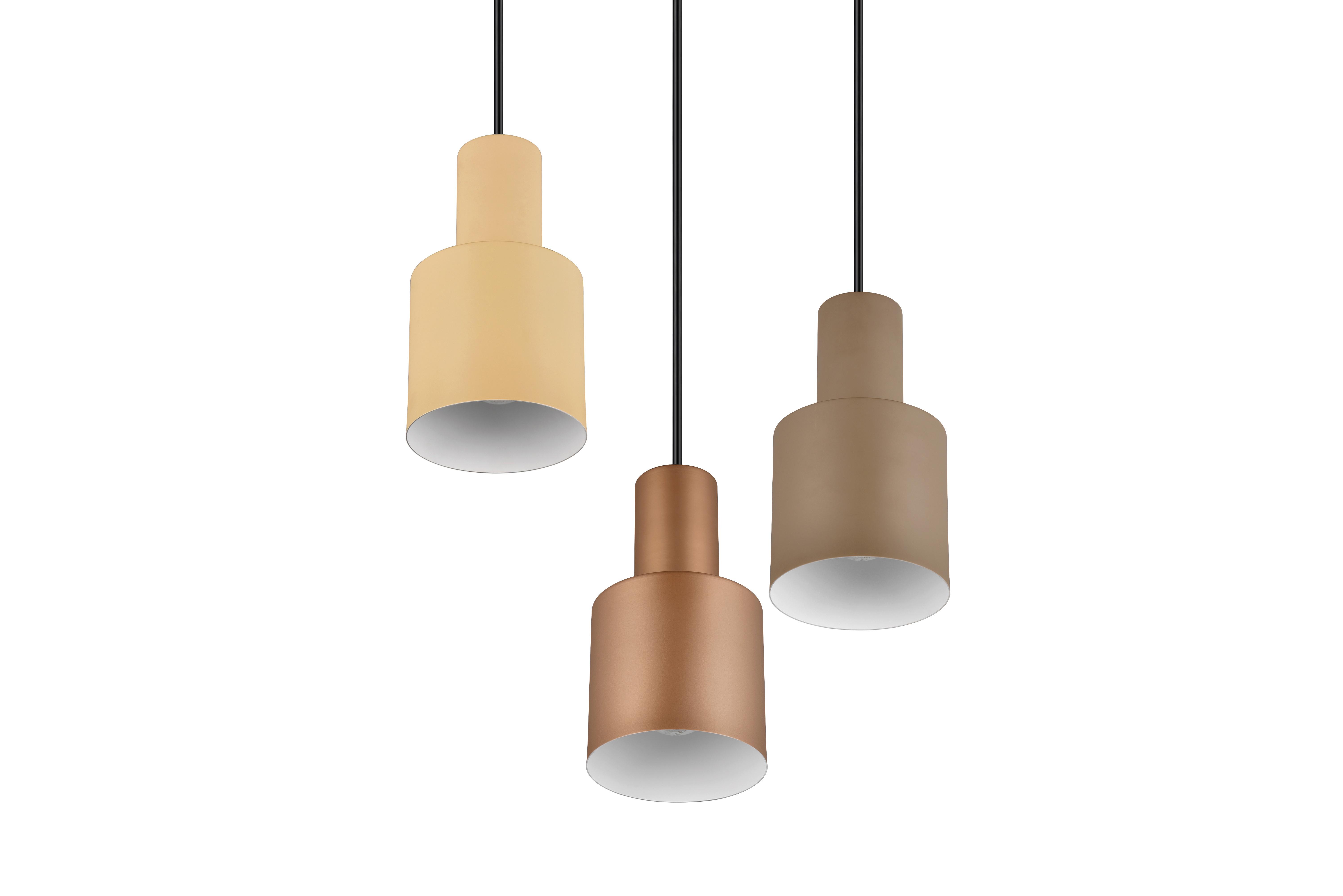 Hängeleuchte 319430317 Agudo - Taupe/Schwarz, KONVENTIONELL, Metall (37/150cm) - Trio Leuchten