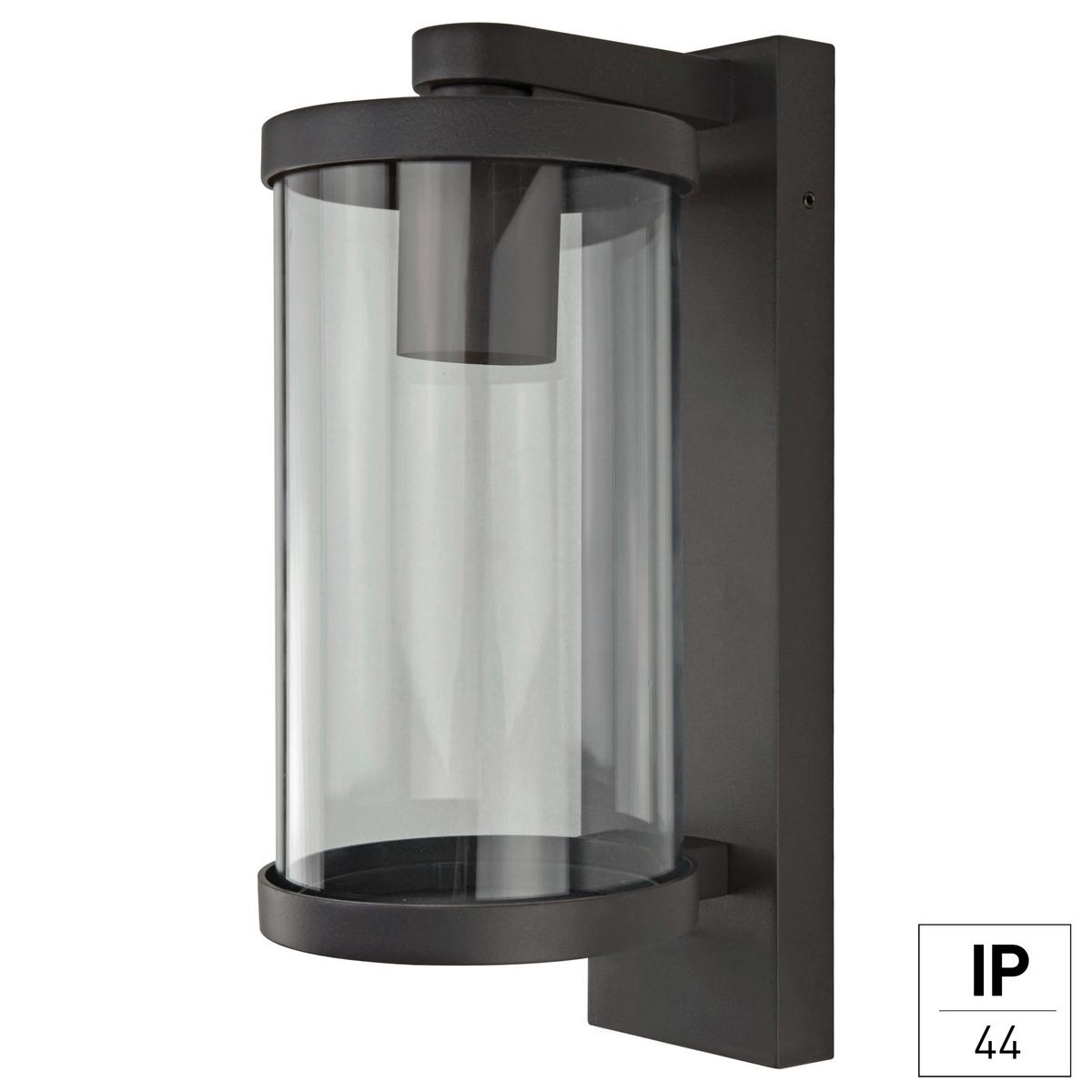 Außenwandleuchte 2528000061696 Mira - Schwarz, KONVENTIONELL, Metall (11,8/29/15,9cm)