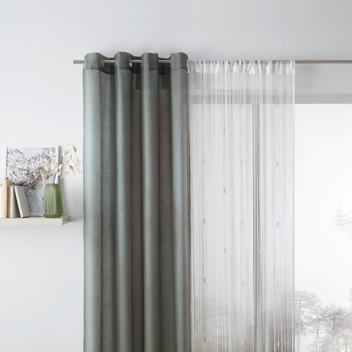 Závěs s očky Dolly, 140/245cm, zelená - zelená, textil (140/245cm) - Modern Living