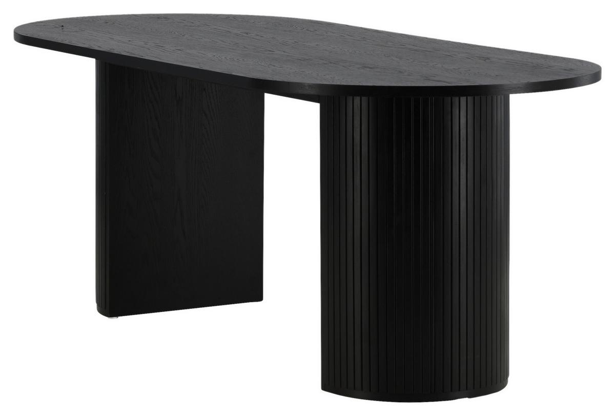 Esstisch Bianca - Schwarz, Design, Holz/Holzwerkstoff (200/90/75cm) - Livetastic