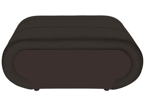 Hocker Carisma - Dunkelbraun/Schwarz, MODERN, Textil (100/42/66cm) - Ombra Hocker Carisma - Dunkelbraun/Schwarz, MODERN, Textil (100/42/66cm) - Ombra