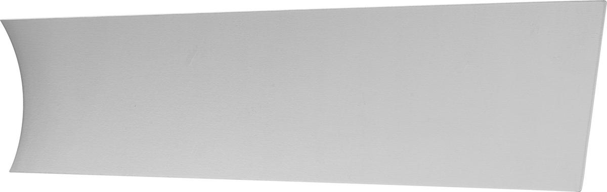 Deckenventilator Andreas Silber 3 Flügel, Led-Leuchte - Silberfarben/Braun, KONVENTIONELL, Glas/Holz (105/30,5cm) - Globo