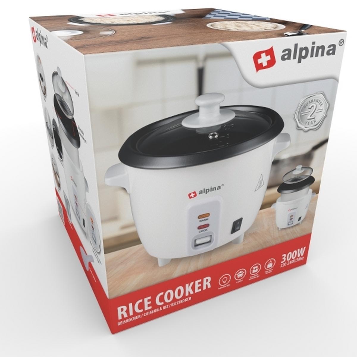 REISKOCHER ALPINA WEISS - Schwarz/Weiß, Basics, Metall - Alpina 6287
