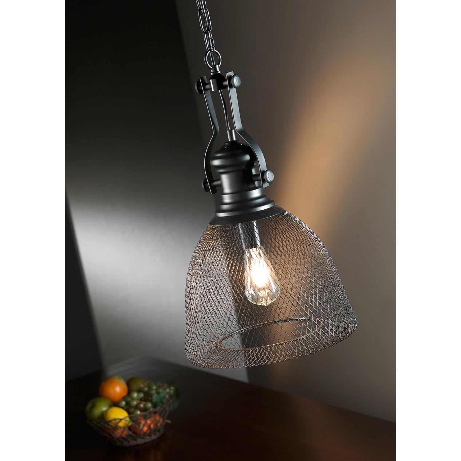 Hängeleuchte 4908/S - Schwarz, KONVENTIONELL, Metall (32/90cm)