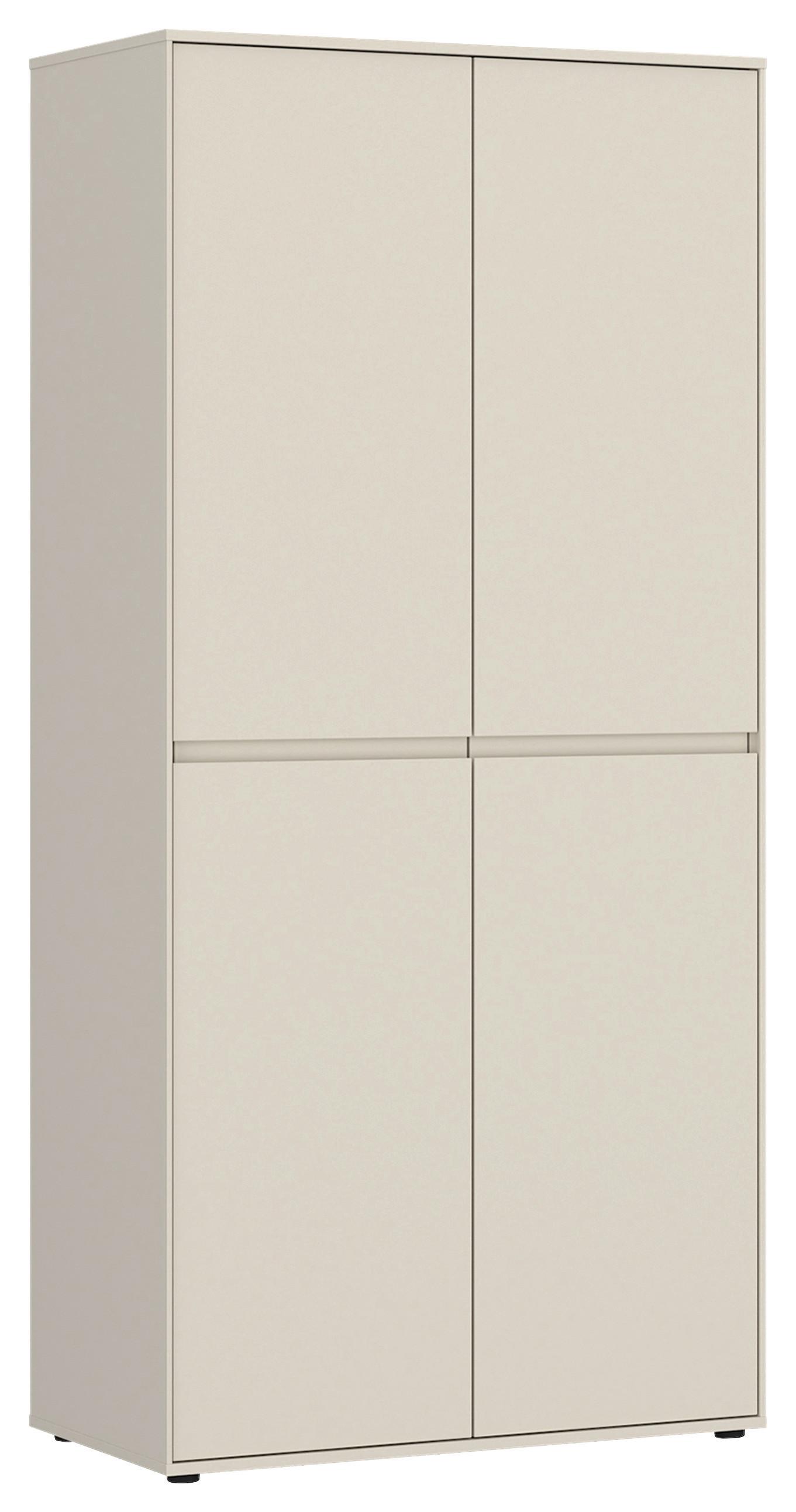 Kleiderschrank Zapato Kaschmir B: 92cm - Kaschmir, MODERN, Holzwerkstoff (92/199,9/55cm)