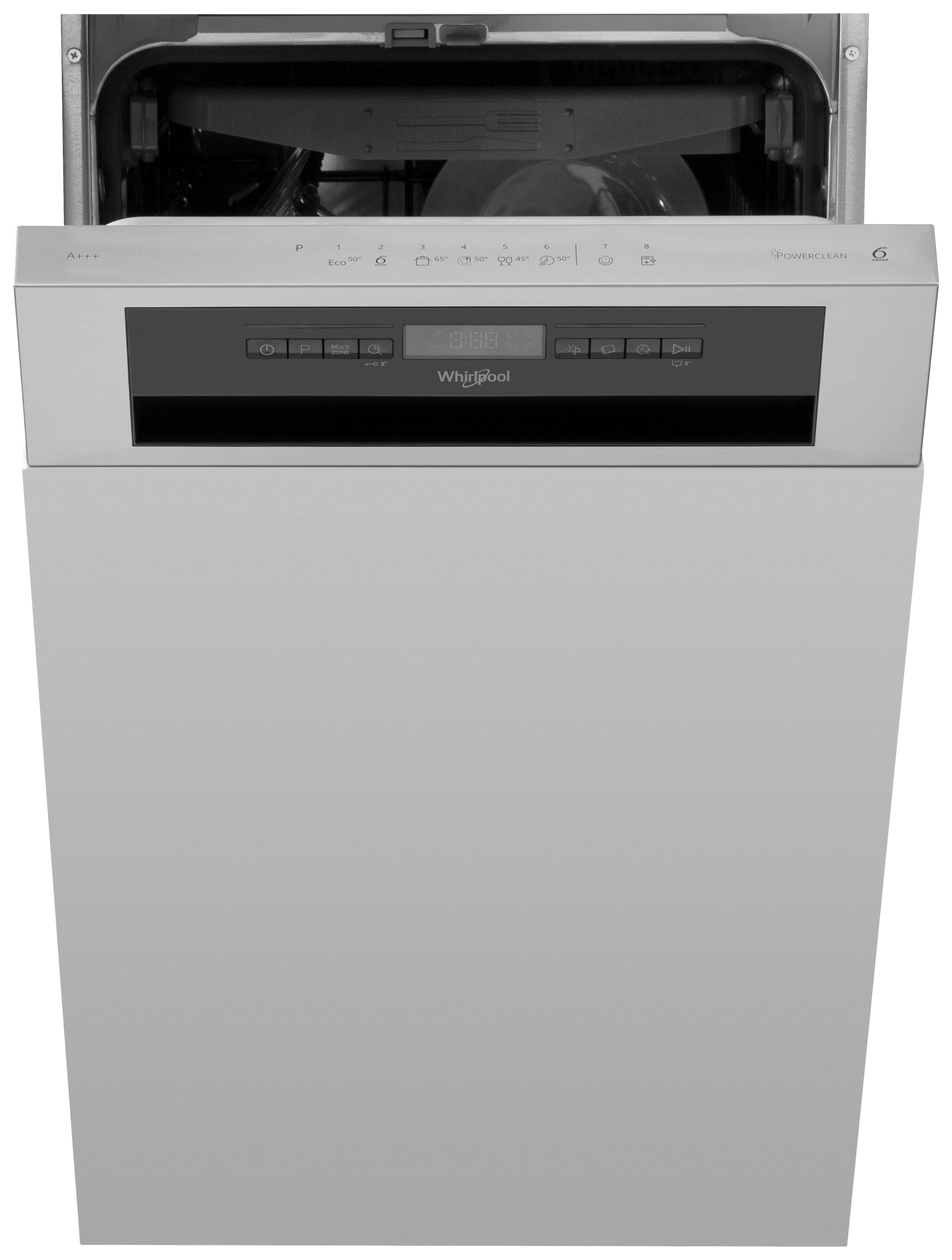 Mosogatógép Whirlpool Wsbo 3o34 Pf X - krómszínű, műanyag/fém (44,8/82/55,5cm) - Whirlpool