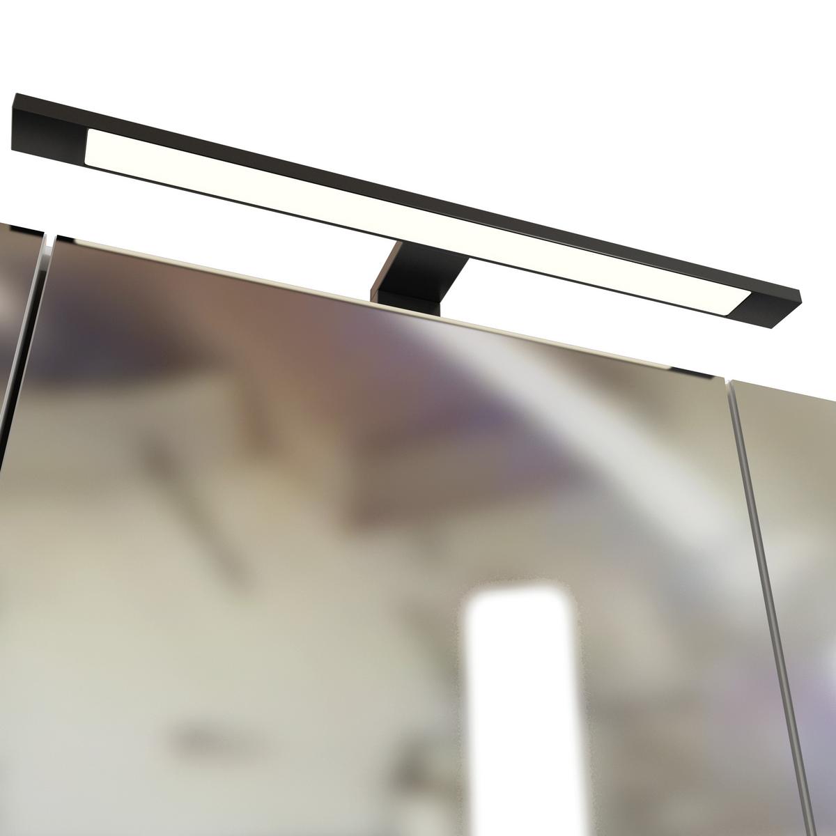 Badmöbel-Set Manchester B: 90 cm Eiche Wotan Dekor - Eichefarben, MODERN, Holzwerkstoff (90cm) - Held