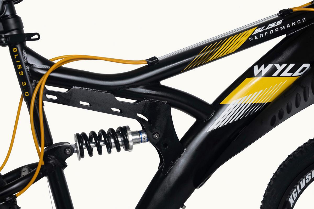 WYLD Mountainbike Fully Bliss Magnesium Laufräder, schwarz - Schwarz, LIFESTYLE, Metall (25/140/60cm)