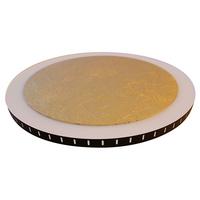 LED-Deckenleuchte Moon Ø 30 cm Mit 3 Helligkeitsstufen - Goldfarben/Schwarz, Design, Metall (30/4,1cm)