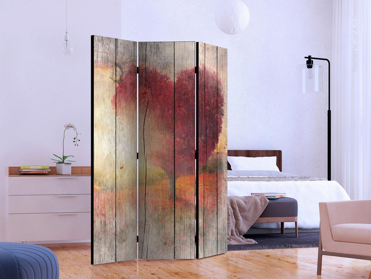 Paravent Multicolor B: 135 cm - Multicolor, Basics, Holz/Textil (135/172/3cm) - artgeist