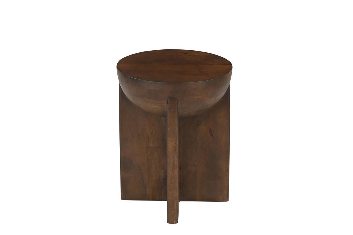 Beistelltisch Braun B: 40 cm - Braun, Design, Holz (40/40/50cm) - MID.YOU