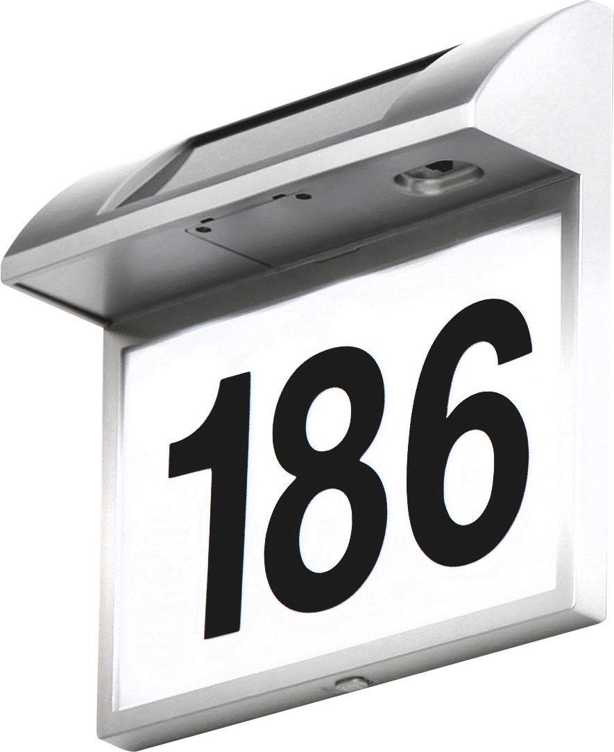 Led Kültéri Lámpa 3379 - Fehér/Ezüst, Műanyag (24/7/23cm)