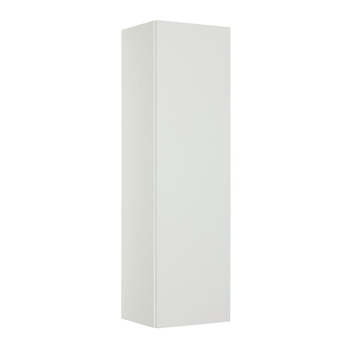 ZÁVĚSNÁ SKŘÍŇKA WIDE - vysoce lesklá bílá, Moderní, kompozitní dřevo (123/35/30cm) - Mömax