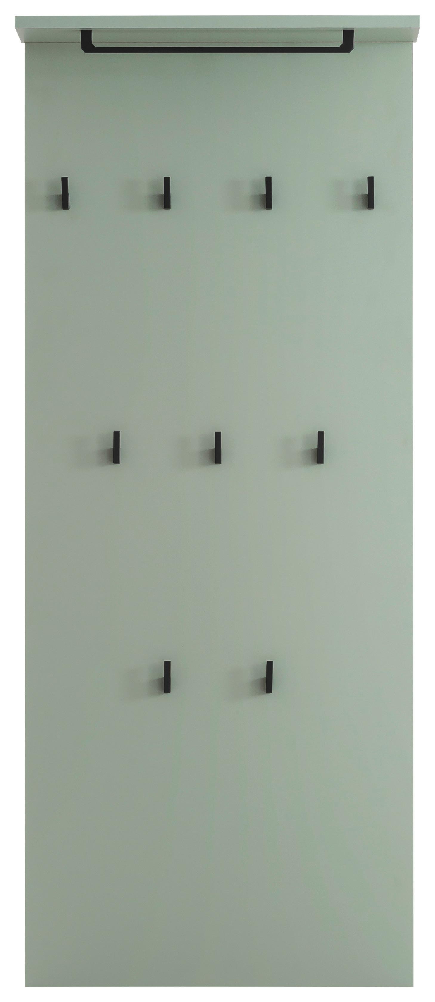 Garderobenpaneel Janne Schuhschrank 600 Nische - Grün, LIFESTYLE, Holzwerkstoff (50/110,6/20,9cm) - MID.YOU