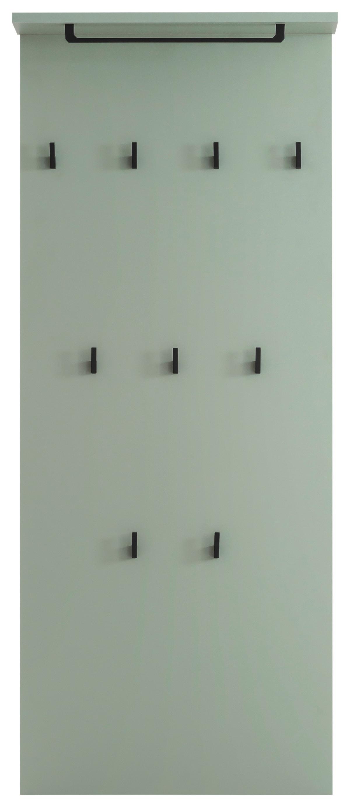 Garderobenpaneel Janne Schuhschrank 600 Nische - Grün, LIFESTYLE, Holzwerkstoff (50/110,6/20,9cm) - MID.YOU