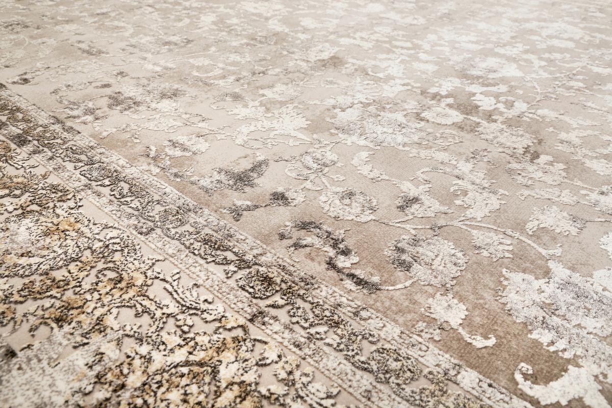 Vintage-Teppich Sandfarben, Beige - Sandfarben/Beige, Design, Textil (80/150cm) - WECON HOME