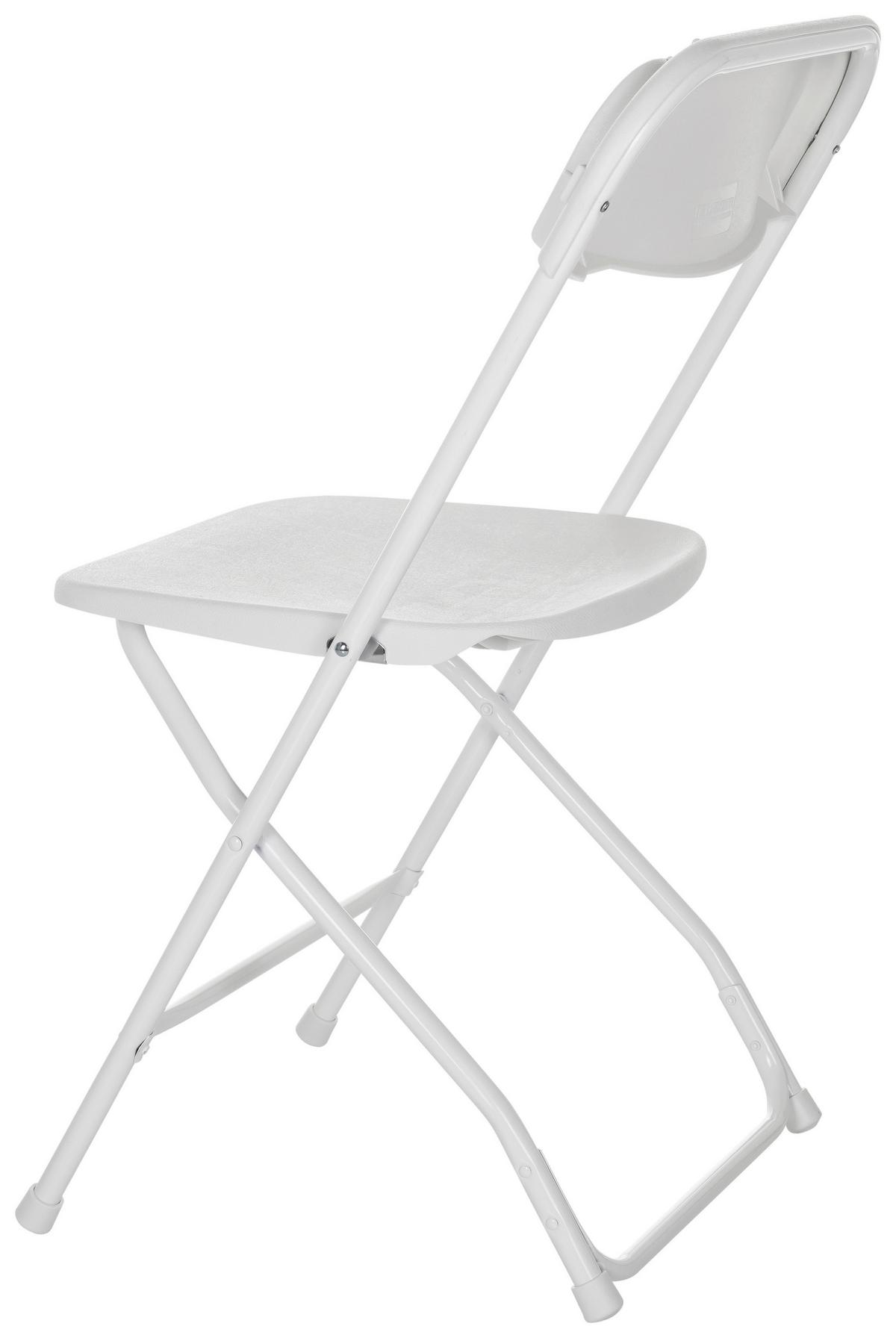 Klappstuhl Tudela Xxl W - Weiß, Basics, Kunststoff (46/80/50cm) - MID.YOU