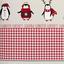 Bettwäsche Winter Pinguin - Rot/Weiß, KONVENTIONELL, Textil - Luca Bessoni