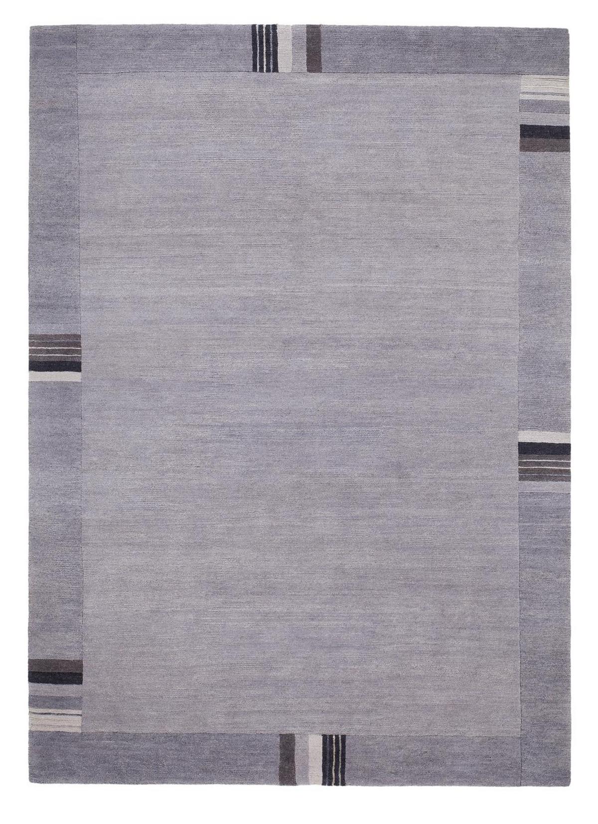 Orientteppich Grau Naturfaser Sensation 140x200cm - Grau, Basics, Textil (140/200cm) - Cazaris