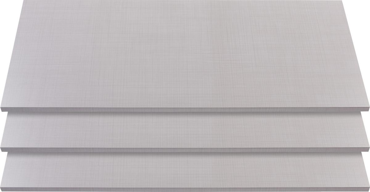SADA VKLADACÍCH POLÍC ADD ON F/ADVANTAGE, LEVEL - sivá, Modern, drevo/kompozitné drevo (96/2/50cm) - Ondega