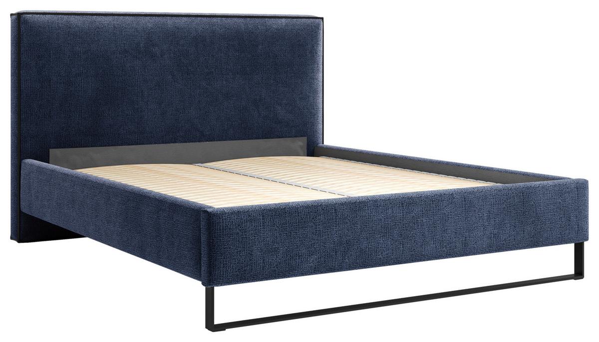 Polsterbett Winter Anthrazit Lf: 180x200 Cm - Anthrazit/Schwarz, MODERN, Holz/Holzwerkstoff (180/200cm) - MID.YOU