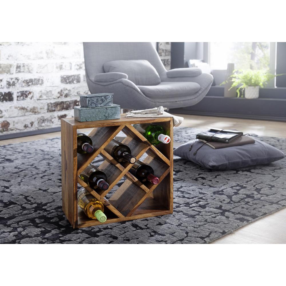 Fotografia produktu: Regál na víno WEINREGAL z dreva Sheesham