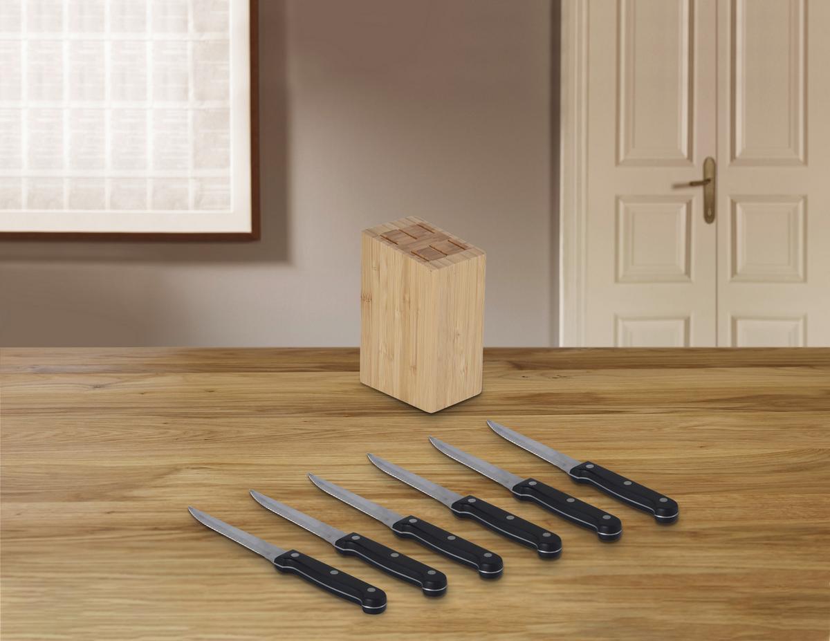 Steakmesserset Samuel - Silberfarben, KONVENTIONELL, Metall - James Wood