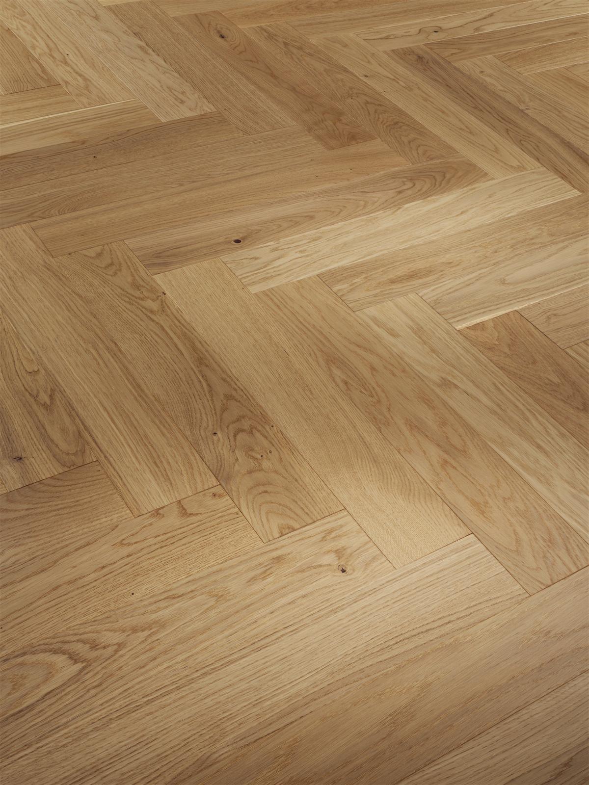 Vinylboden Braun/creme Fischgrät Klick-Vinyl - Creme/Braun, LIFESTYLE, Holz (57/9.5/1.05cm) - Parador