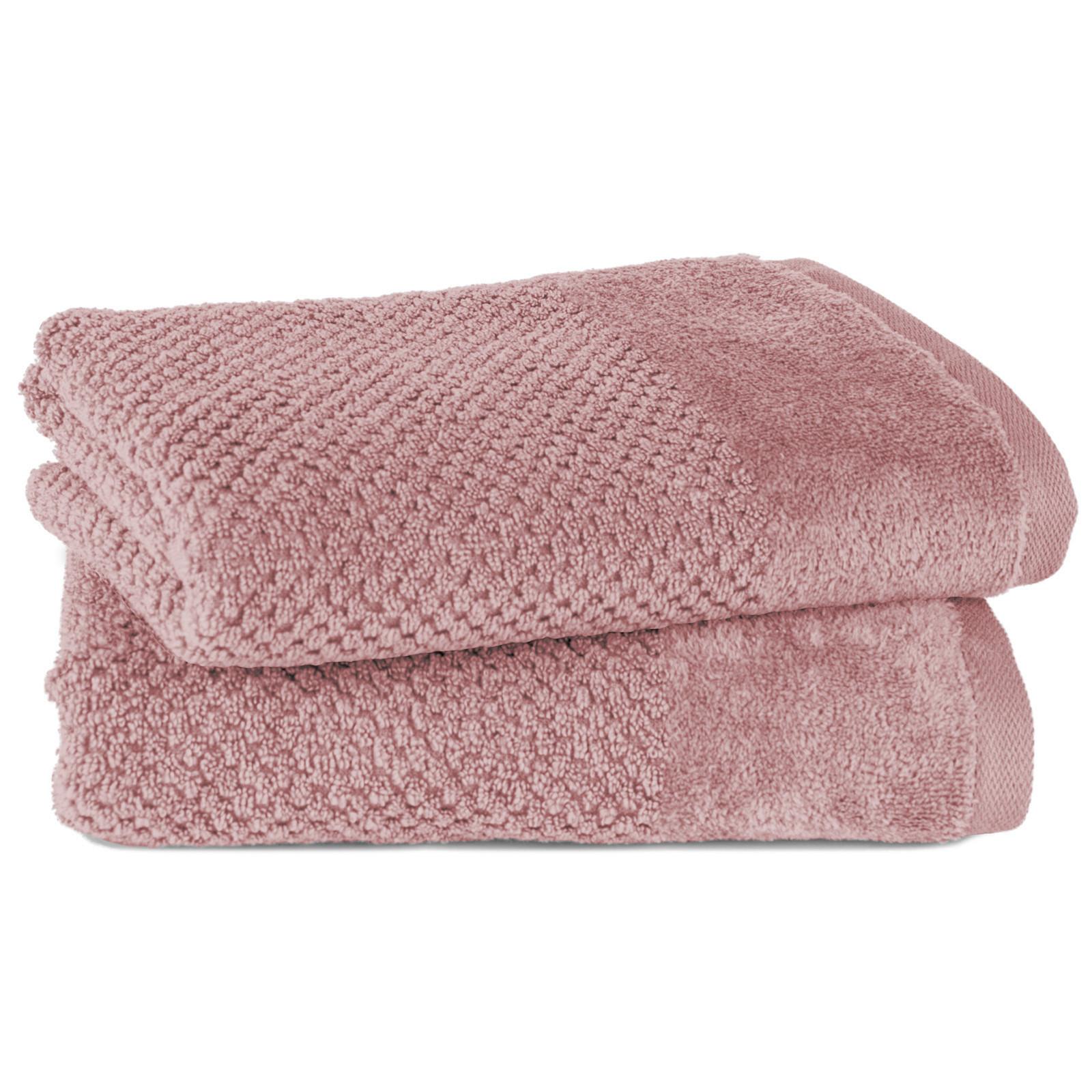 FROTTIERSET Popcorn 2er Set Mauve - Mauve, Basics, Textil (50/100/10cm)