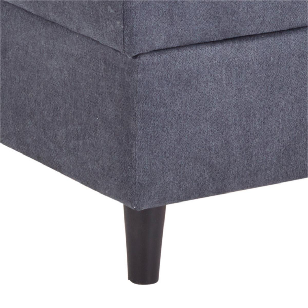 Boxspringbett Kleopatra - Anthrazit, KONVENTIONELL, Holz/Holzwerkstoff (180/200cm) - Ondega