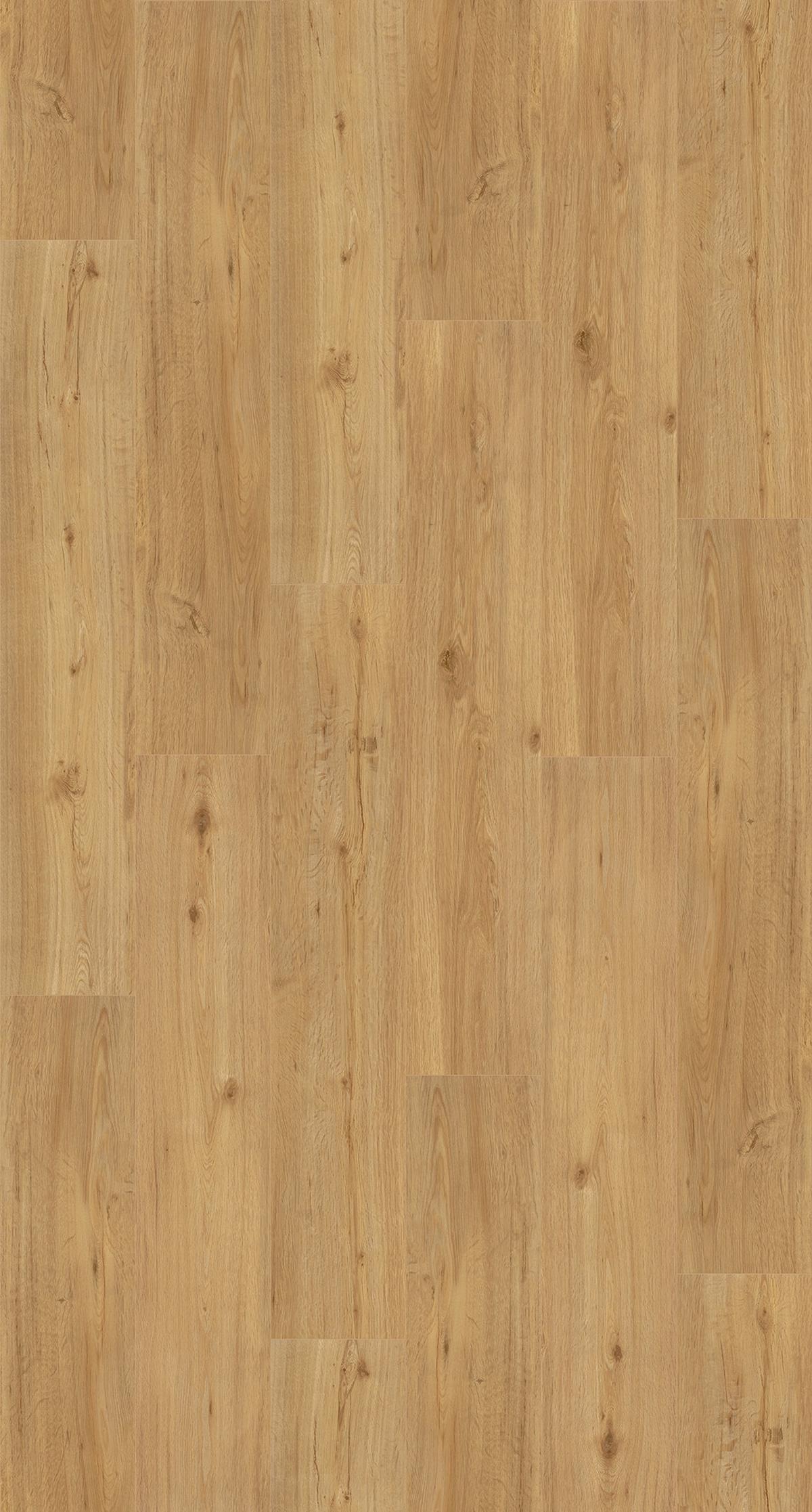 Designboden Eiche Natur Gebürstet - Hellbraun/Eichefarben, Basics, Kunststoff (120,9/22,5/0,53cm) - Parador