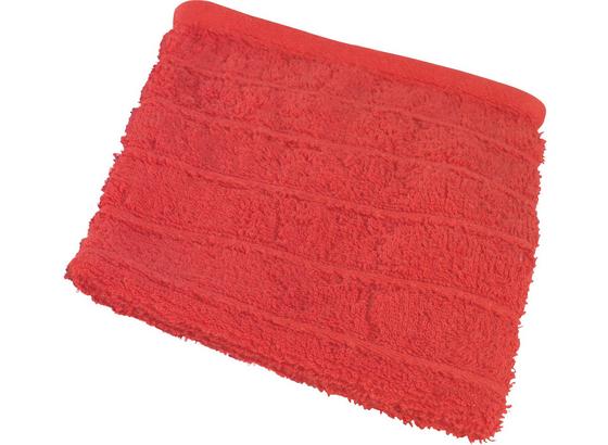 Waschlappen Lilly - Rot, KONVENTIONELL, Textil (16/21cm) Waschlappen Lilly - Rot, KONVENTIONELL, Textil (16/21cm)