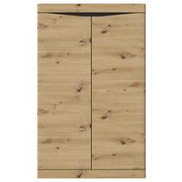 Kommode Turino B: 75,8 Cm - Anthrazit/Eiche Artisan, Trend, Holzwerkstoff (75,8/122,8/39,9cm)