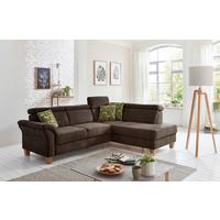Ecksofa Arngast mokka, 245x194 cm - Eichefarben/Beige, KONVENTIONELL, Textil (245/194cm) - Sit & More