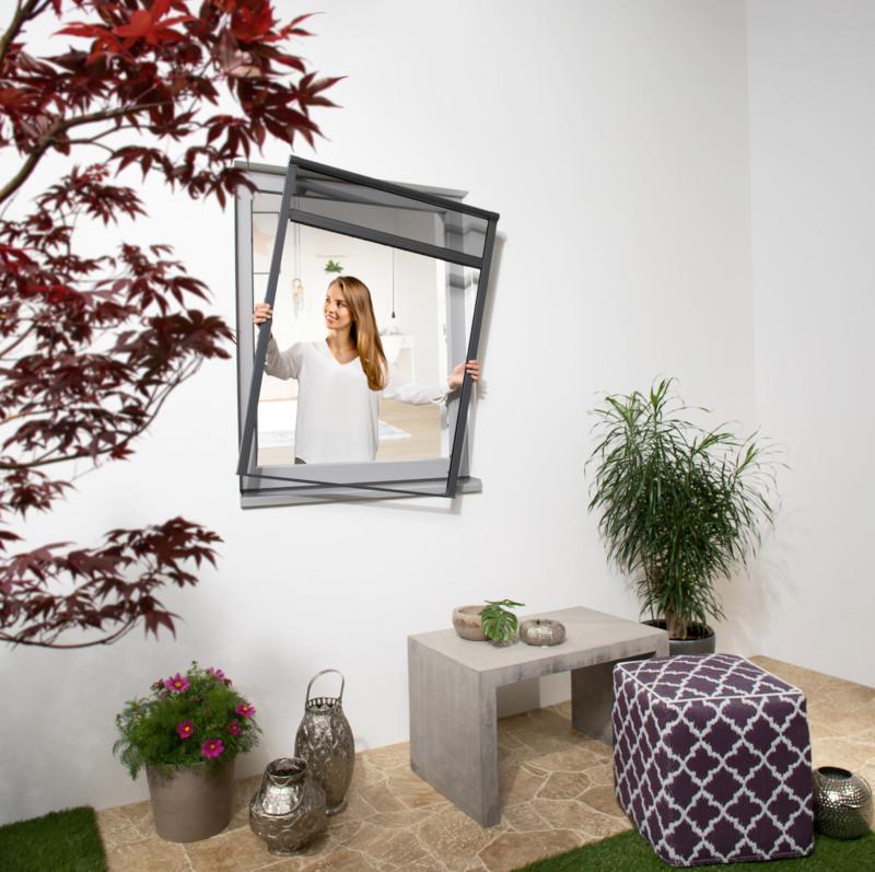 Rollo Is Plus Einhängerollo Anthraz.