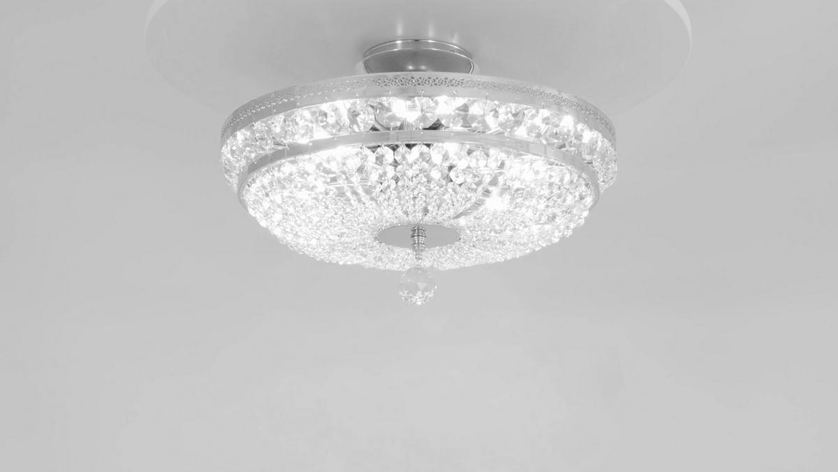 Kronleuchter Ottilia - Goldfarben, Trend, Glas/Metall (43,5/23,5/43,5cm) - MAYTONI