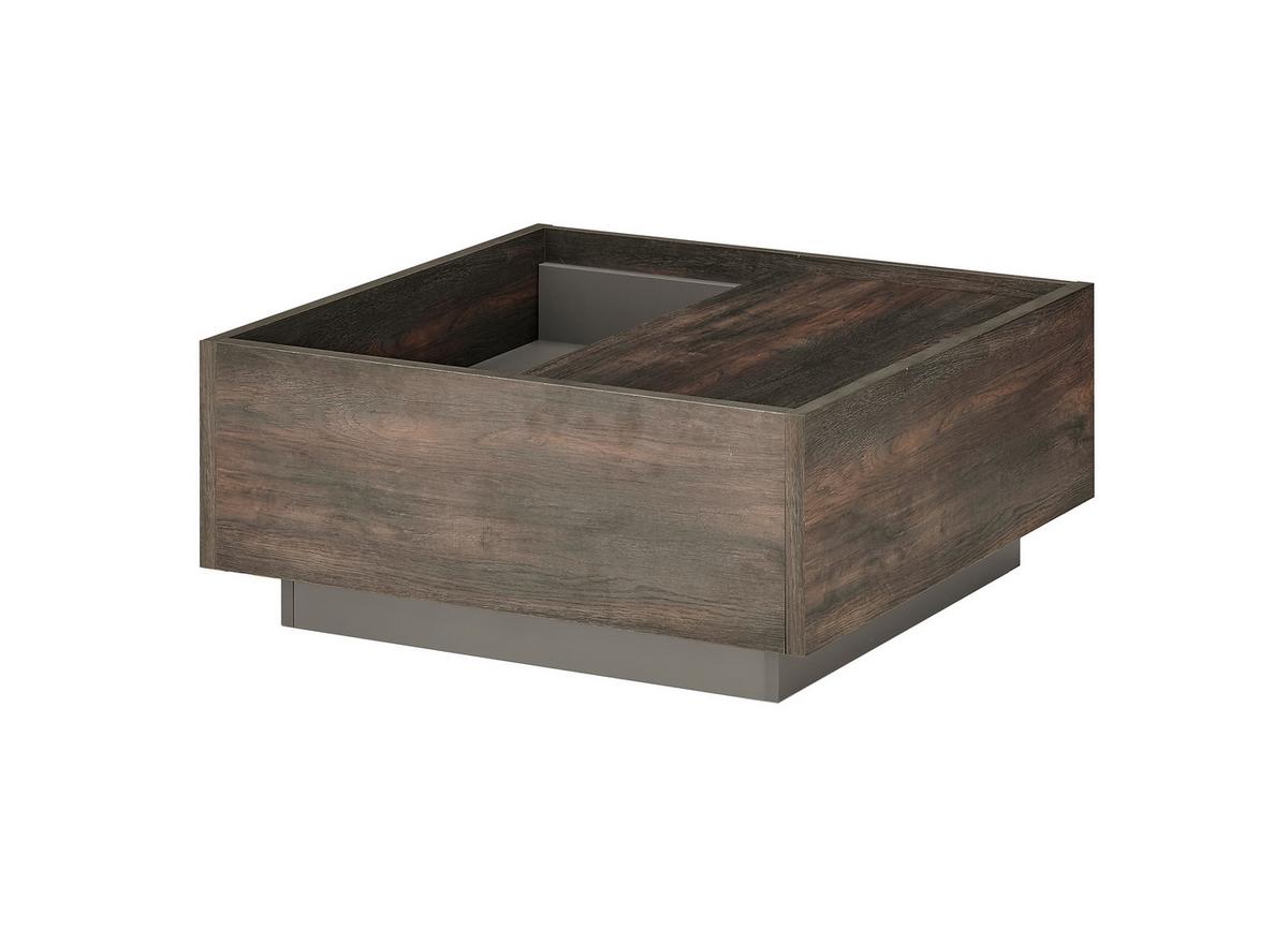 Couchtisch Largo Anthrazit/Eichefarben B: 75 cm - Eichefarben/Anthrazit, Design, Holzwerkstoff (75/33/75cm) - MID.YOU