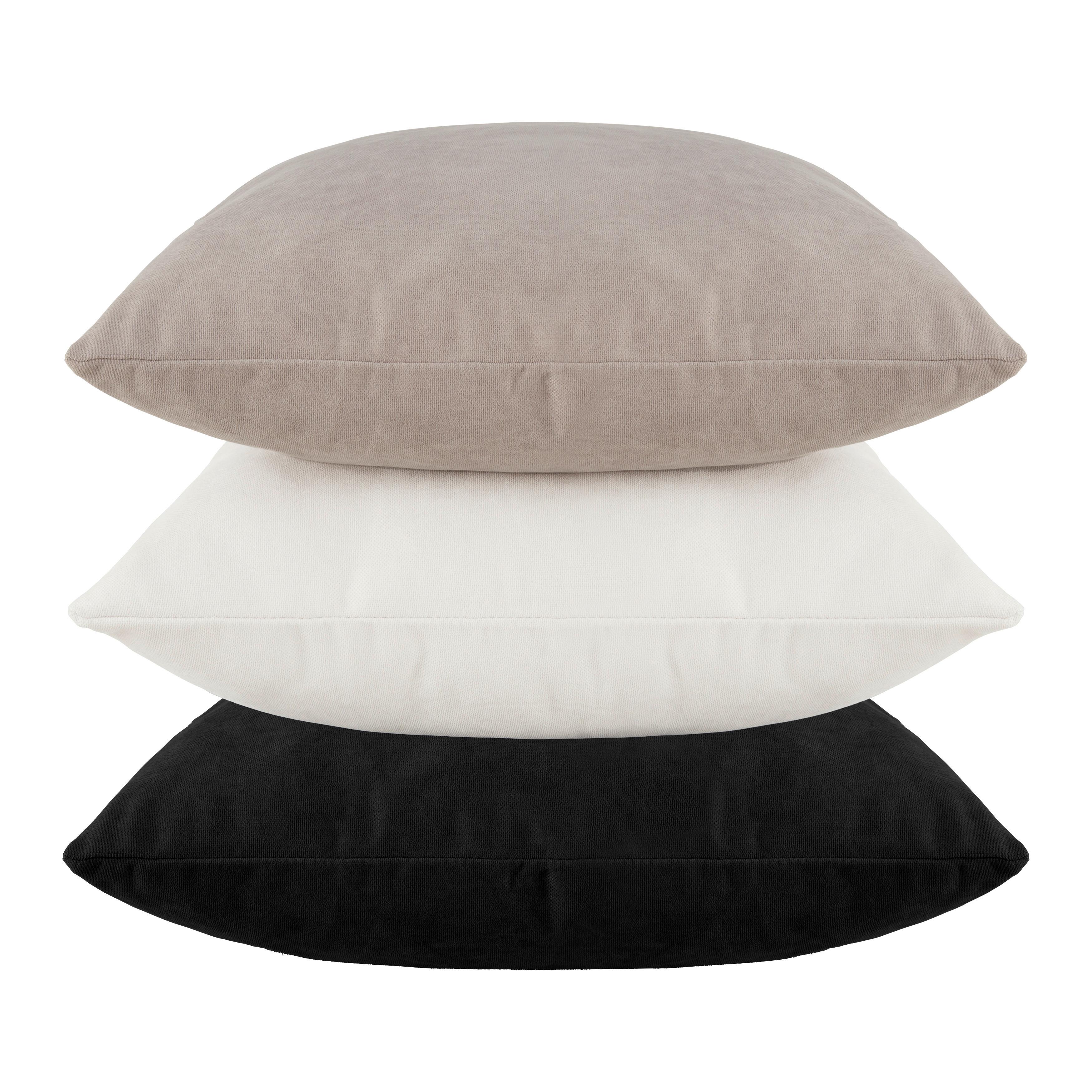 Dekoračný vankúš Lexi, 45/45cm, sivohnedá - sivohnedá, Modern, textil (45/45cm) - Modern Living