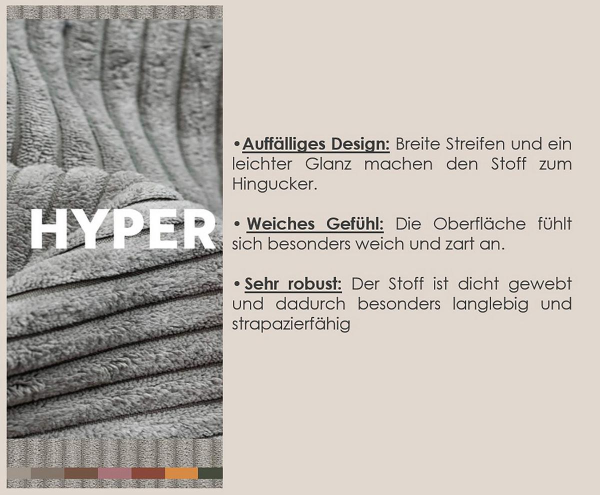 Ecksofa Chance Dunkelgrün S: 265x164 cm - Dunkelgrün/Schwarz, MODERN, Textil (265/164cm) - Trendmanufaktur