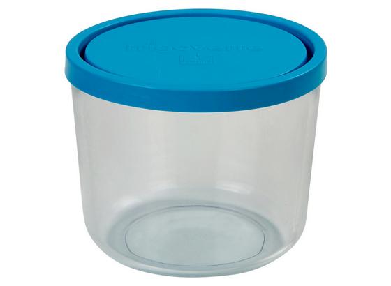Vorratsdose Lida 0,70 Liter - Blau/Klar, KONVENTIONELL, Glas/Kunststoff (12/9,9cm) Vorratsdose Lida 0,70 Liter - Blau/Klar, KONVENTIONELL, Glas/Kunststoff (12/9,9cm)