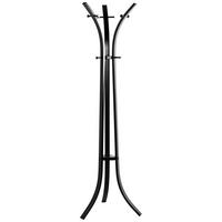 Kleiderständer 25588 Schwarz Stahl 9 Haken H: 177 cm - Schwarz, Basics, Metall (45/177/45cm)
