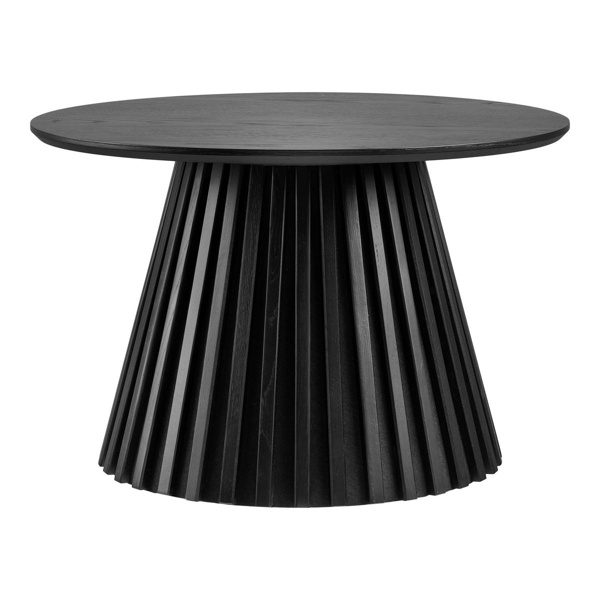 Couchtisch Osaka Schwarz B: 70cm - Schwarz, Design, Holz/Textil (70/70/45cm) - MID.YOU