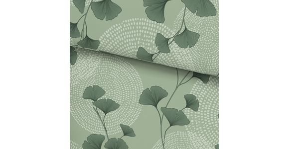 Bettwäsche 140x200 Cm Kamila Renforce, Grün - Grün, ROMANTIK / LANDHAUS, Textil - James Wood